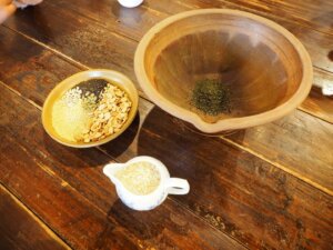 Hakka Lei Cha (ground tea) DIY