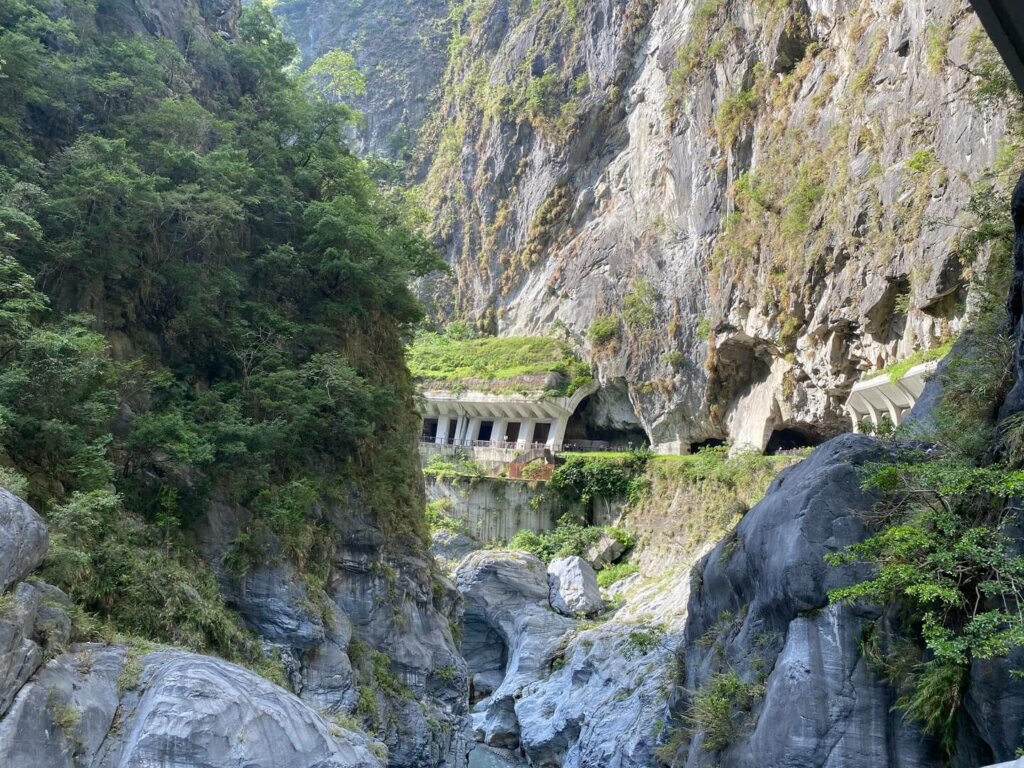 Tunnel of Nine Turns in Taroko National Park
