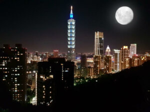 Taipei 101 from Elephant Mountain