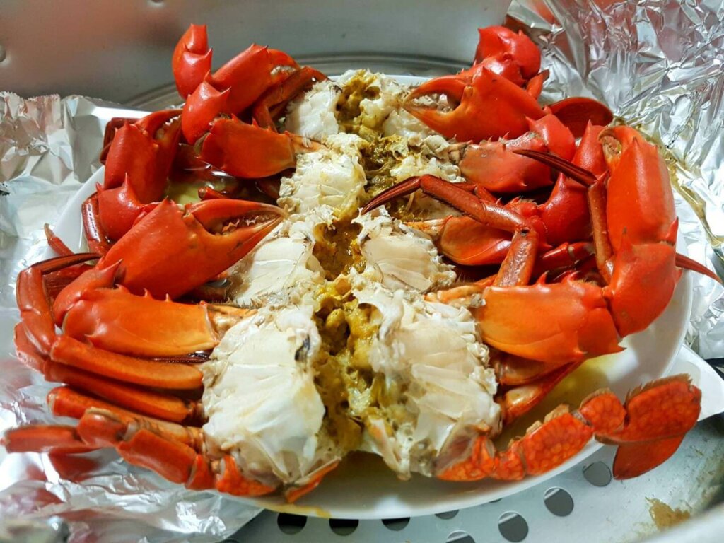 Freshly Cooked Crabs