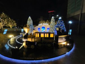 Xinyi Shopping District during Christmas Holidays 2023