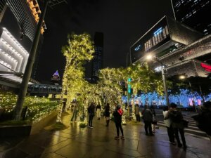Xinyi Shopping District during Christmas Holidays 2023