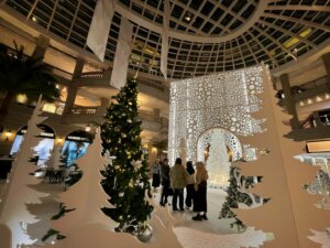 Xinyi Shopping District during Christmas Holidays 2023