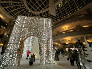 Xinyi Shopping District during Christmas Holidays 2023